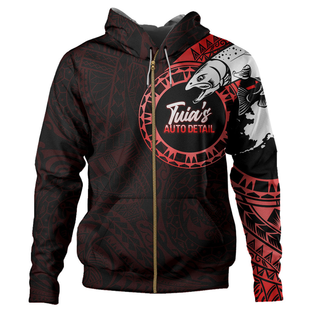 Polynesian Tattoo Style Hoodie Tuia's Auto Detail
