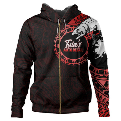 Polynesian Tattoo Style Hoodie Tuia's Auto Detail