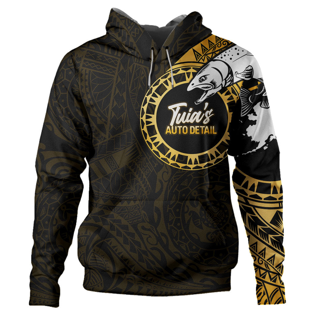 Polynesian Tattoo Style Hoodie Tuia's Auto Detail