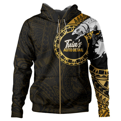 Polynesian Tattoo Style Hoodie Tuia's Auto Detail