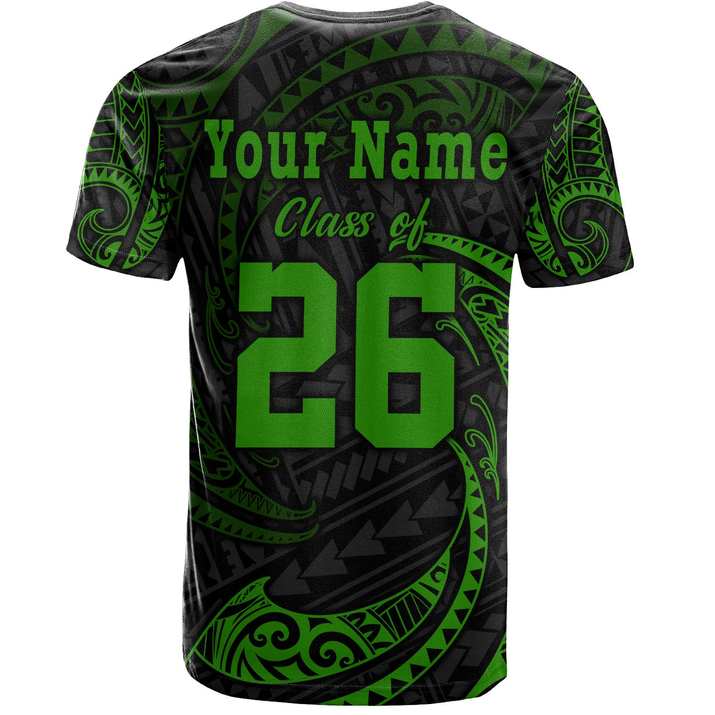 Hawaii T-Shirt Custom Class Of 2026 Tribal Wave