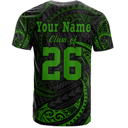 Hawaii T-Shirt Custom Class Of 2026 Tribal Wave