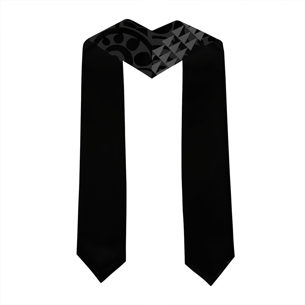 Kiribati Graduation Stole Custom Class 2026 Tribal Kakau Style
