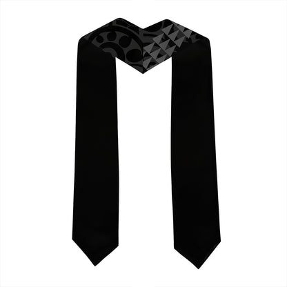 Kiribati Graduation Stole Custom Class 2026 Tribal Kakau Style