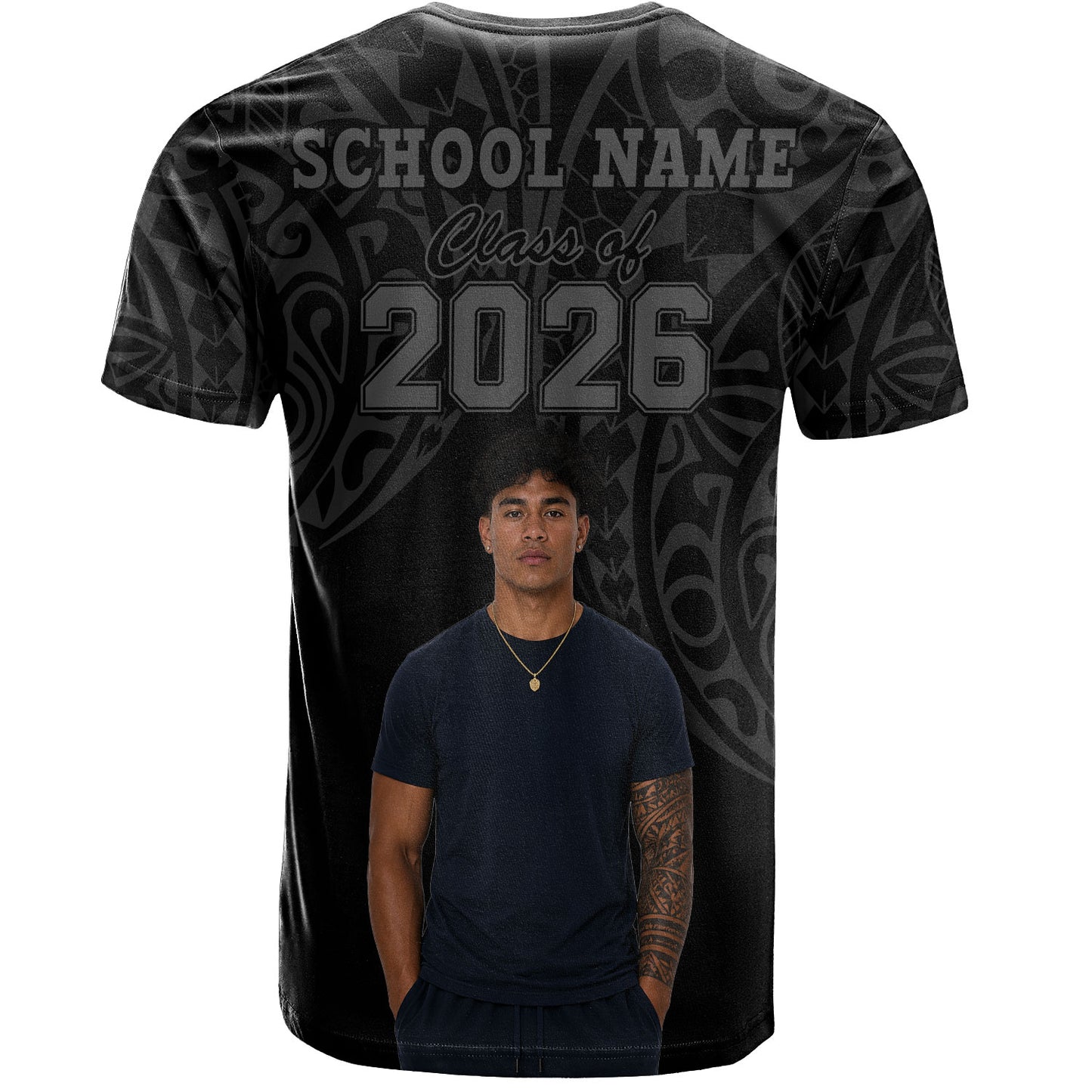 Hawaii T-Shirt Custom Class Of 2026 Kakau Style