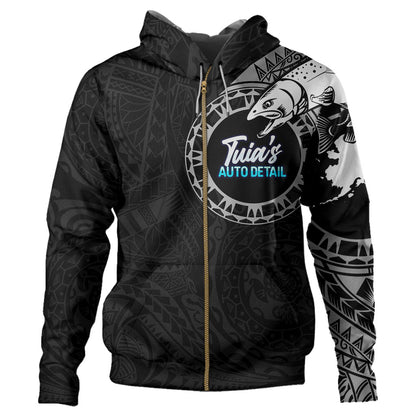 Polynesian Tattoo Style Hoodie Tuia's Auto Detail