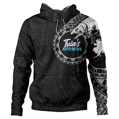 Polynesian Tattoo Style Hoodie Tuia's Auto Detail