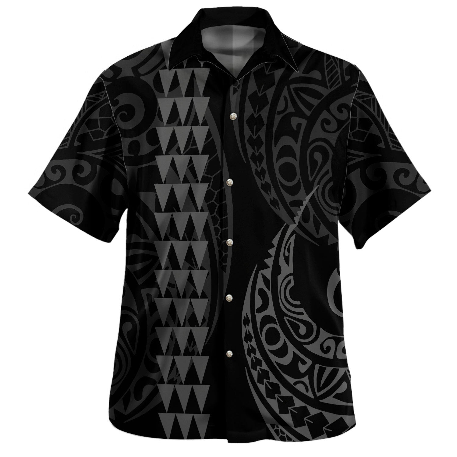 Hawaii Hawaiian Shirt Polynesia Kakau Style