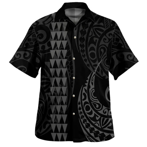 Hawaii Hawaiian Shirt Polynesia Kakau Style
