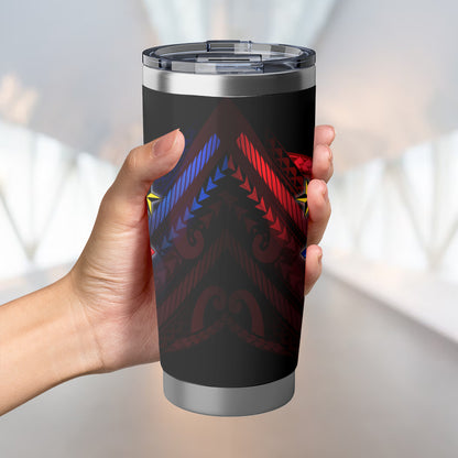 Philippines Filipinos Guam Seal With Philippines Sun And Stars Tumbler