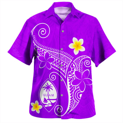 Guam Hawaiian Shirt Polynesia Floral Tribal Ver.1