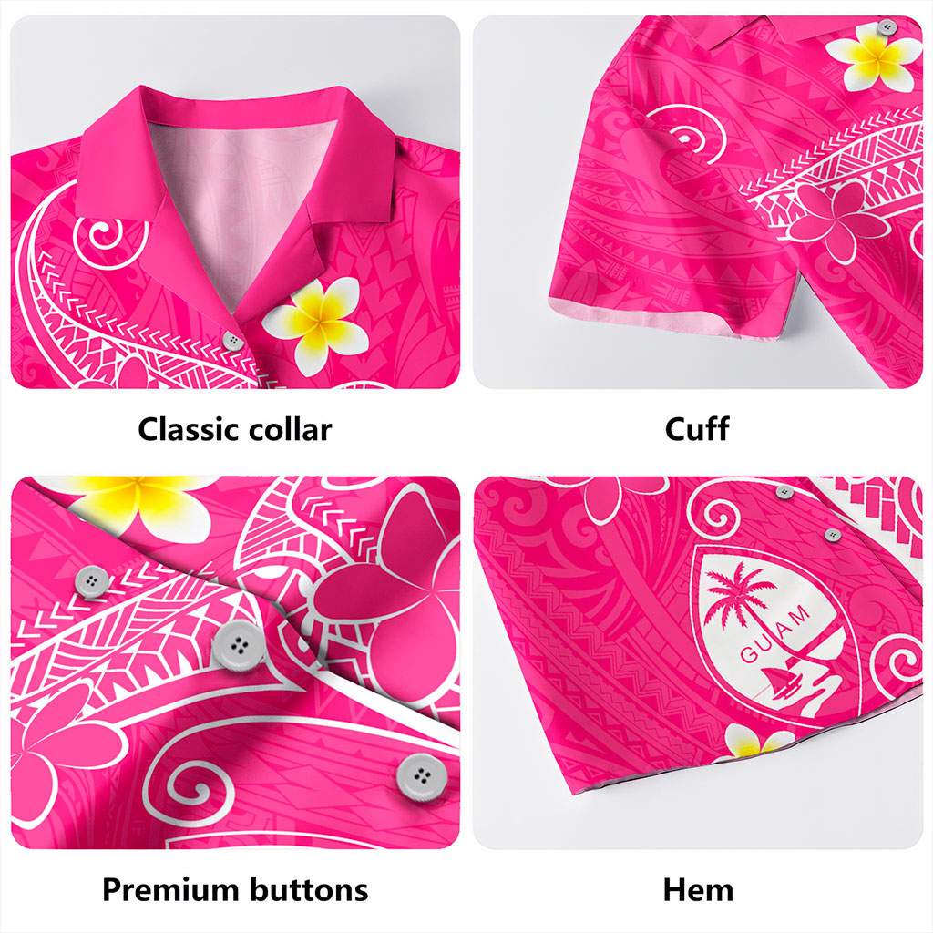 Guam Hawaiian Shirt Polynesia Floral Tribal Ver.1