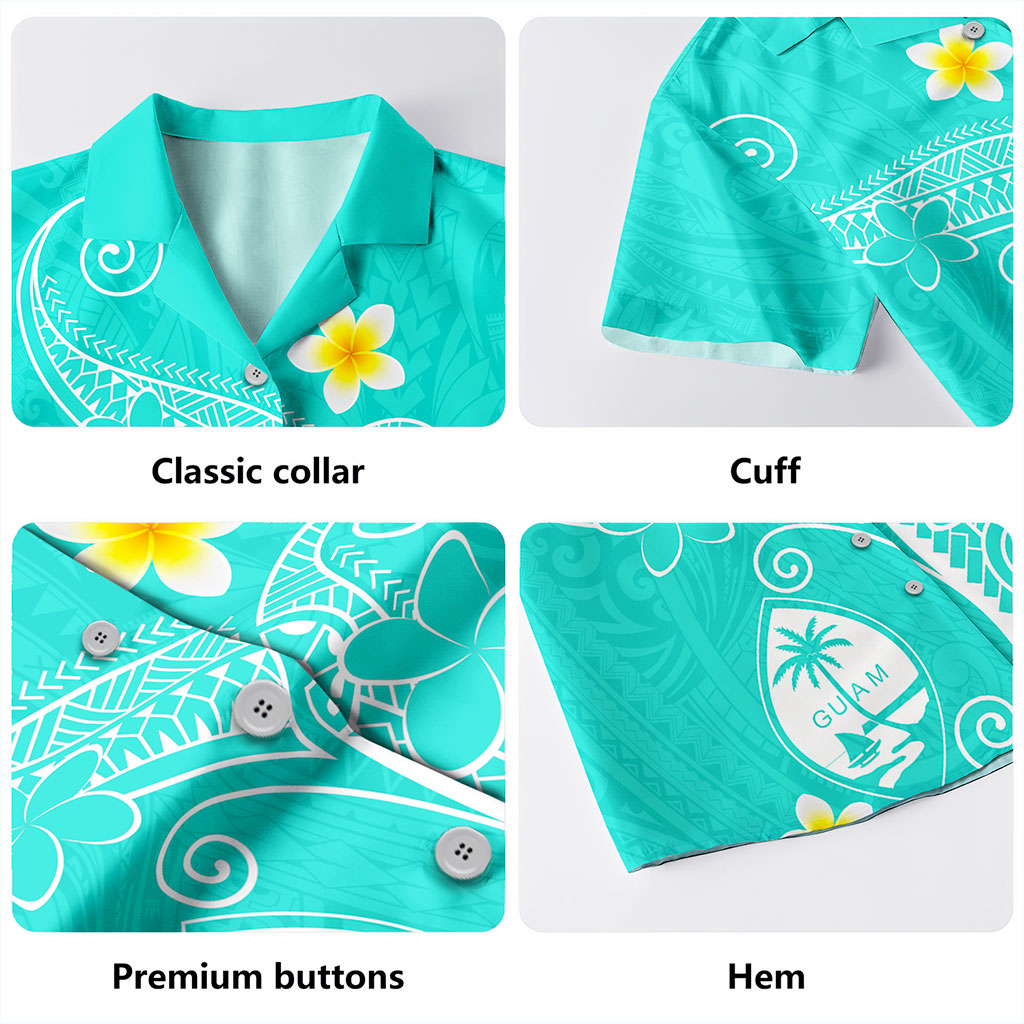 Guam Hawaiian Shirt Polynesia Floral Tribal Ver.1
