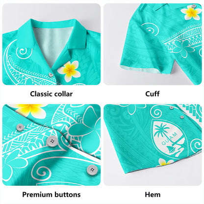 Guam Hawaiian Shirt Polynesia Floral Tribal Ver.1