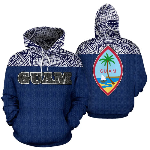 Guam All Over Hoodie - Polynesian Hoodie Version