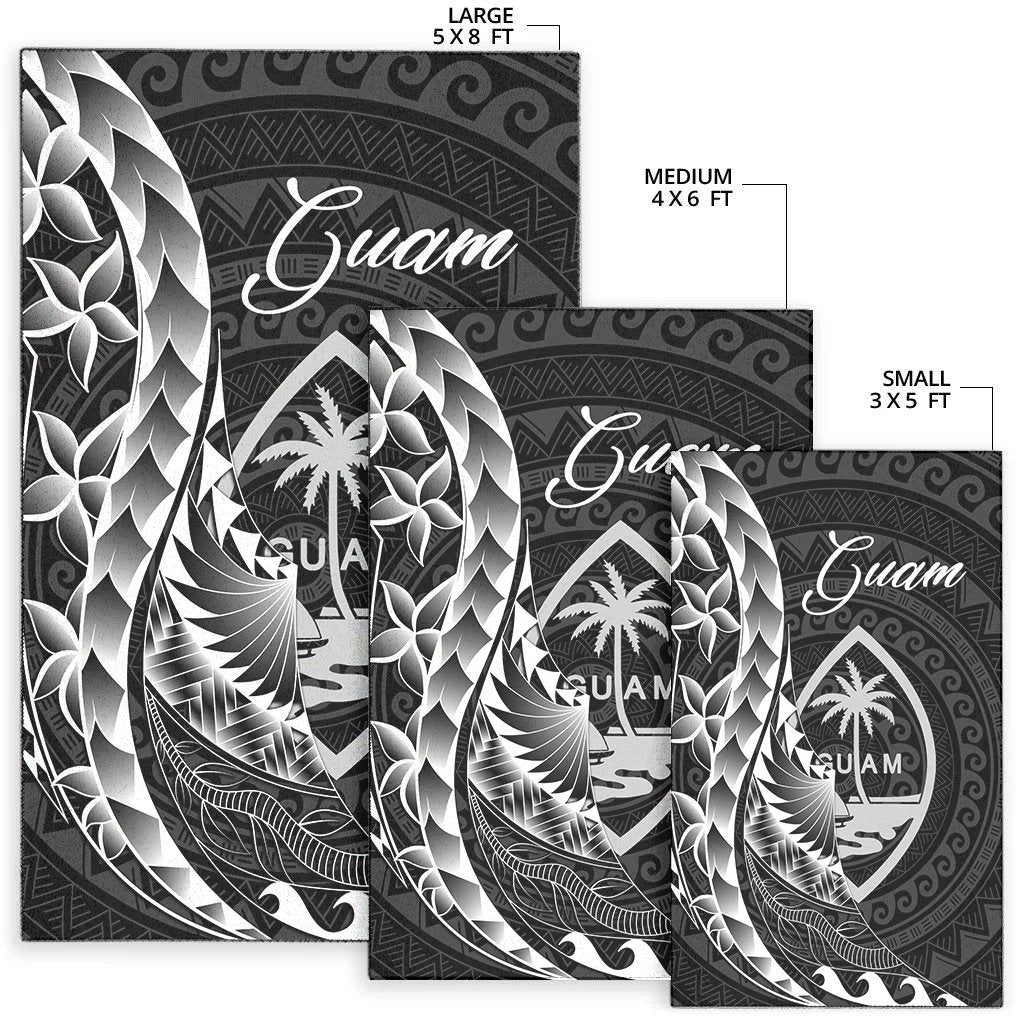 Guam Area Rug - Polynesian Pattern Style