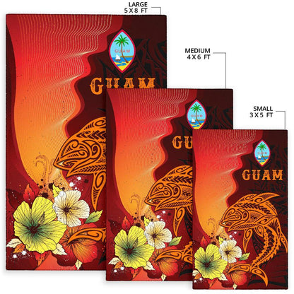 Guam Area Rugs - Tribal Tuna Fish