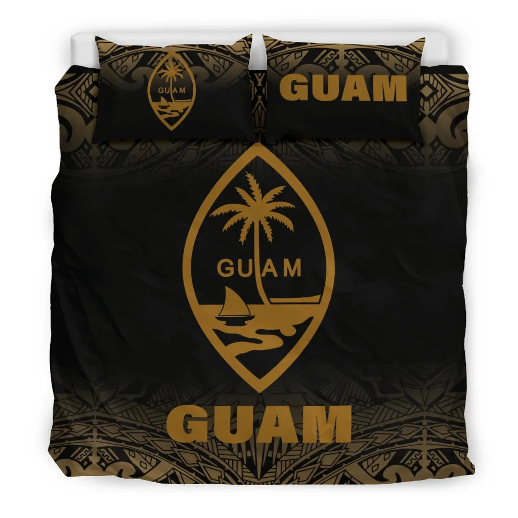 Guam Duvet Cover Set - Gold Fog Style