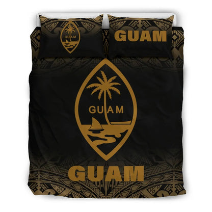 Guam Duvet Cover Set - Gold Fog Style