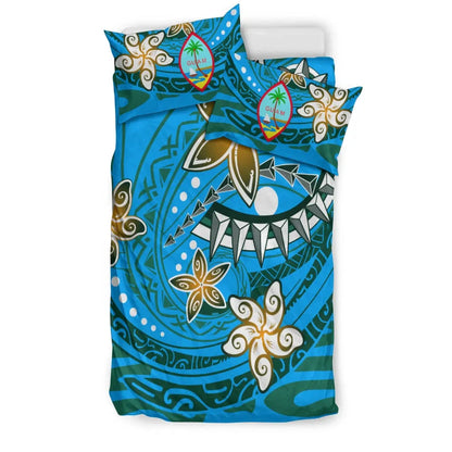 Guam Bedding Set - Spring Style Blue Color