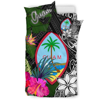 Guam Bedding Set - Turtle Plumeria Banana Leaf