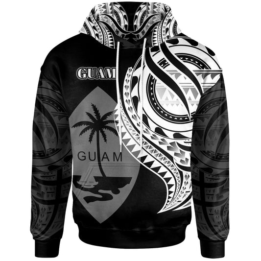 Guam Hoodie - Polynesian Patterns Best Guam Ever