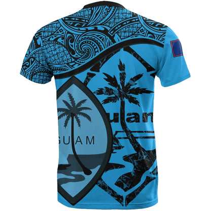 Guam T-Shirts - Guam Flag Blue