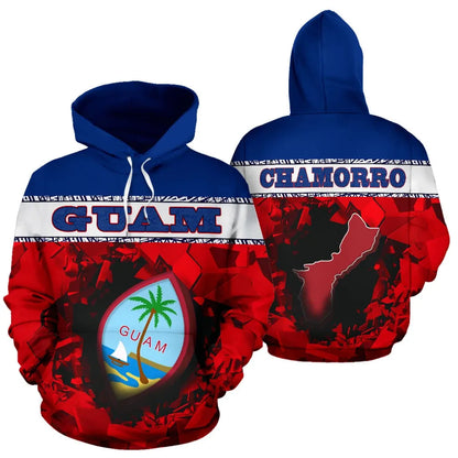 Guam Break The Limit All Over Hoodie