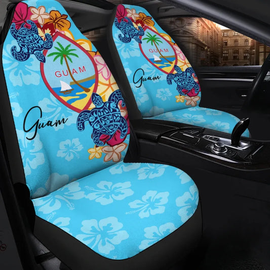 Guam Car Seat Cover - Tropical Style