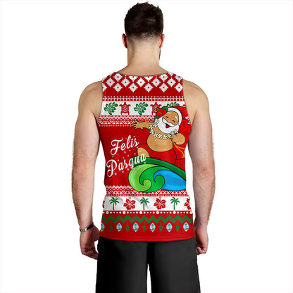 Guam Tank Top Santa Claus Ho Ho Ho Christmas