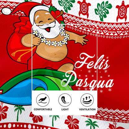 Guam Rugby Jersey Santa Claus Ho Ho Ho Christmas