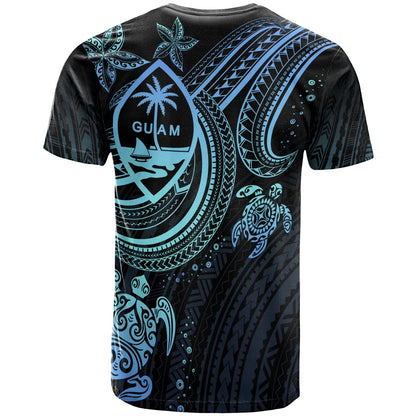 Guam Custom Personalised T-shirt - Blue Turtle