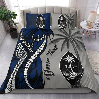 Guam Custom Personalized Bedding Set - Classical Coconut Tree