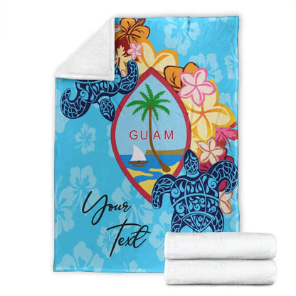 Guam Custom Personalised Premium Blanket - Tropical Style