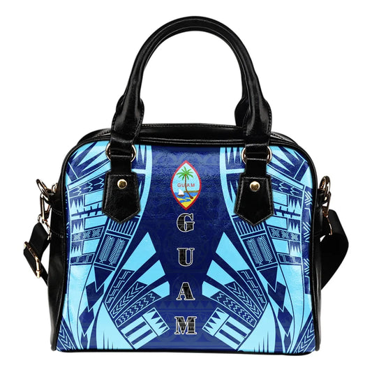 Guam Shoulder Handbag - Polynesian Tattoo Flag
