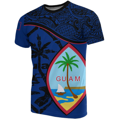 Guam T-Shirts - Guam Flag Blue