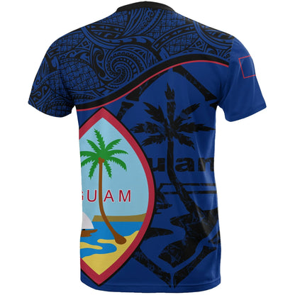 Guam T-Shirts - Guam Flag Blue
