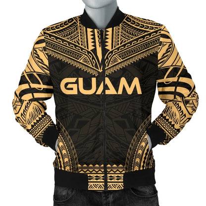 Guam Polynesian Chief Bomber Jacket - Gold Version