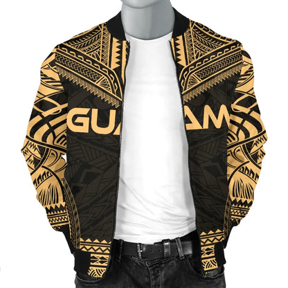 Guam Polynesian Chief Bomber Jacket - Gold Version