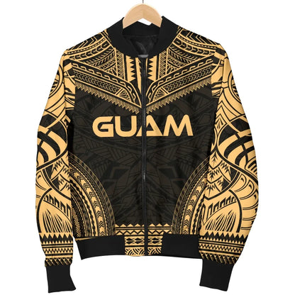 Guam Polynesian Chief Bomber Jacket - Gold Version