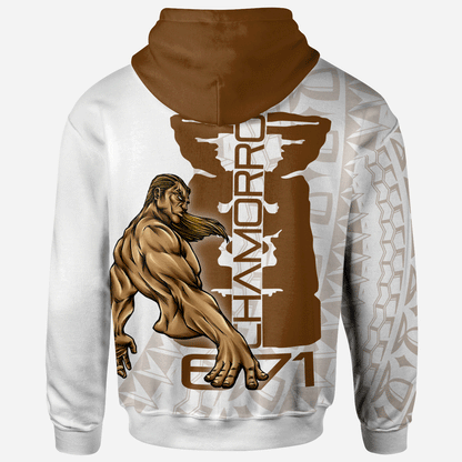 Guam Hoodie - Chamorro With Puntan