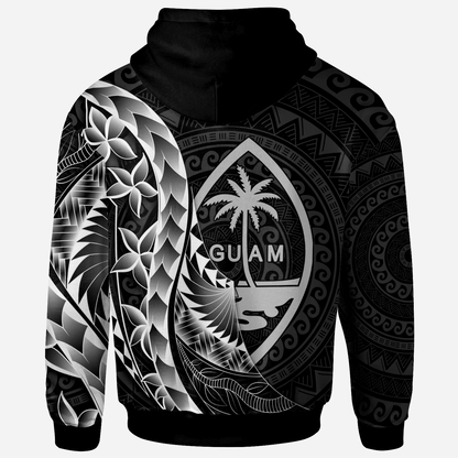 Guam Hoodie - Custom Personalised Polynesian Pattern Style