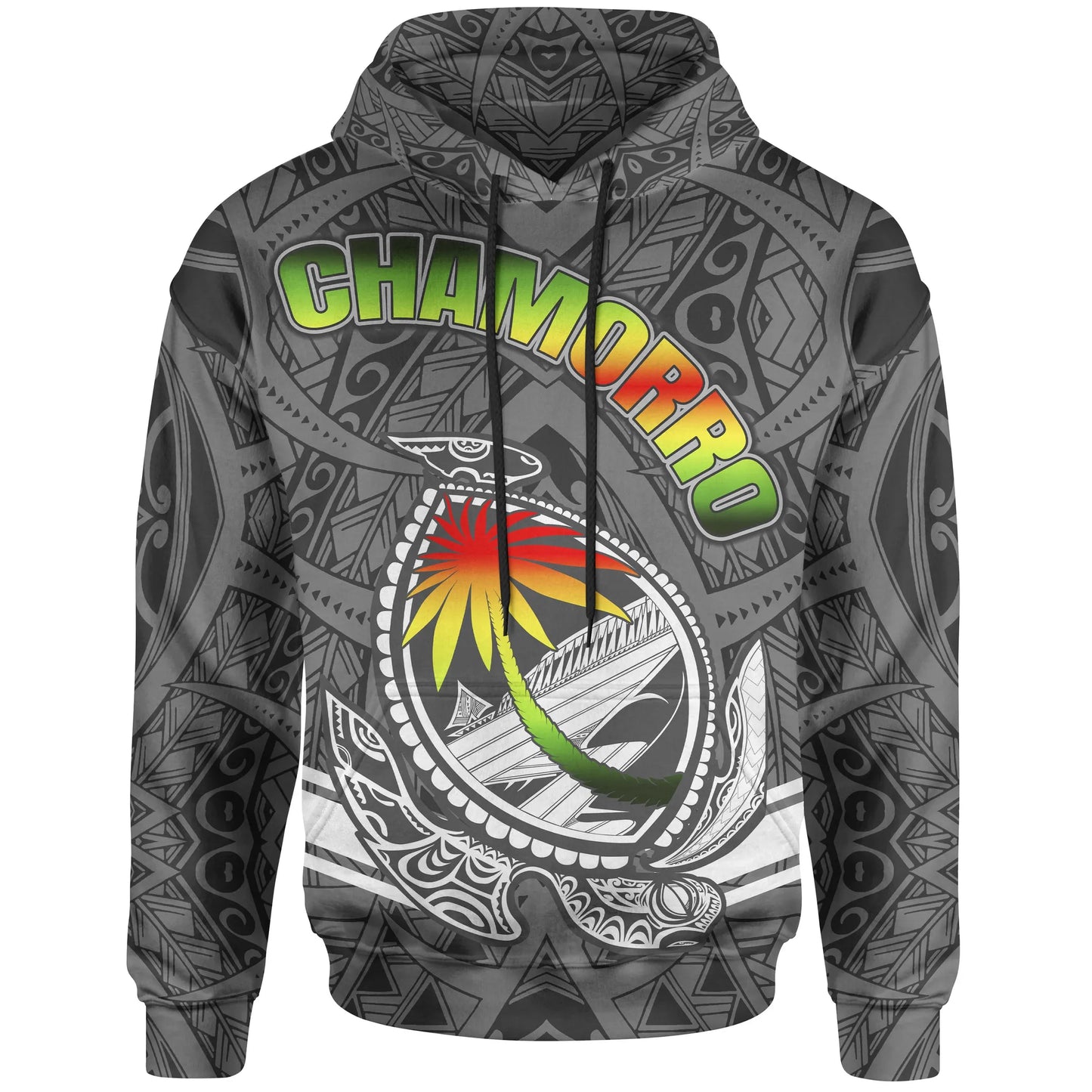 Guam Hoodie - Turtle Guam Seal Chamorro