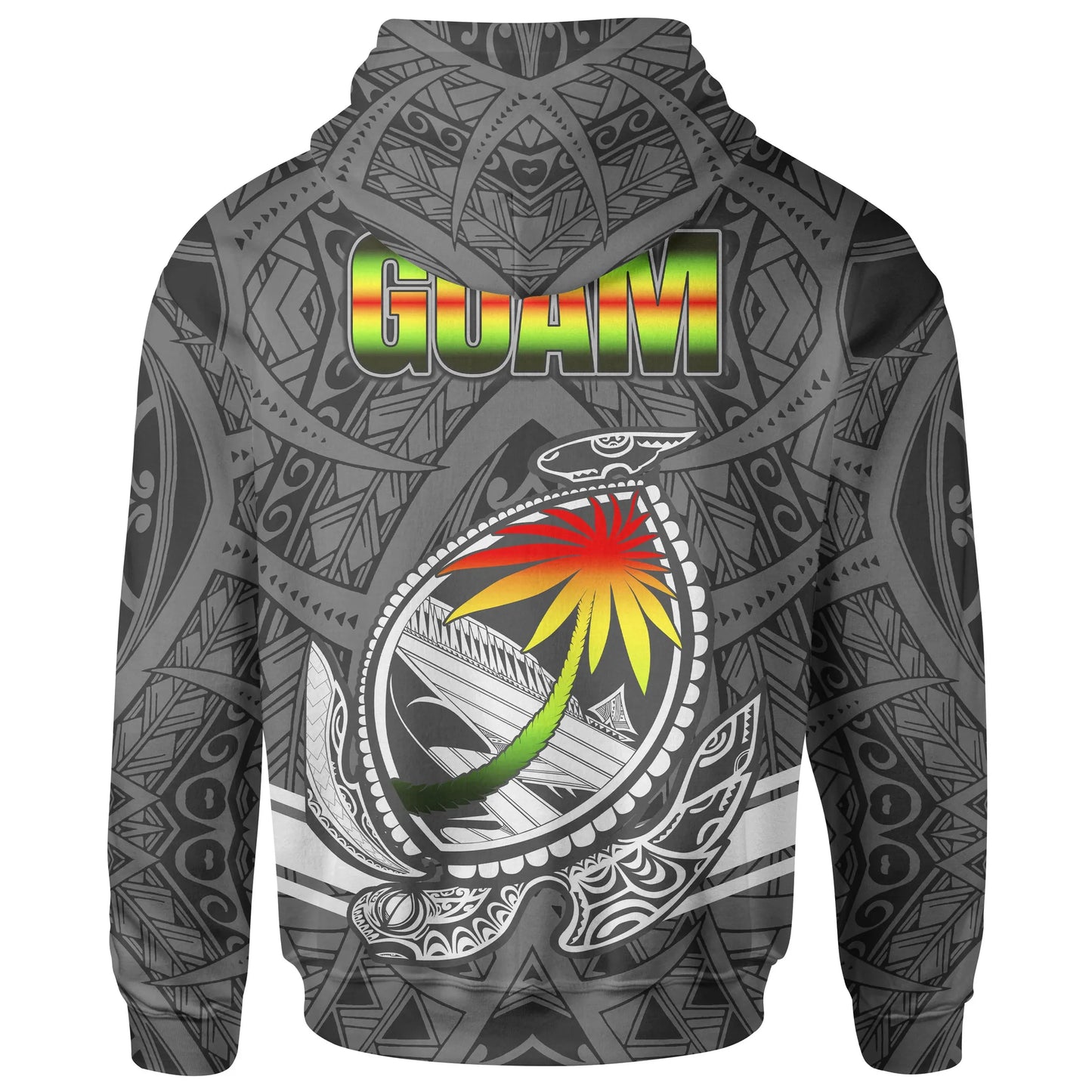 Guam Hoodie - Turtle Guam Seal Chamorro