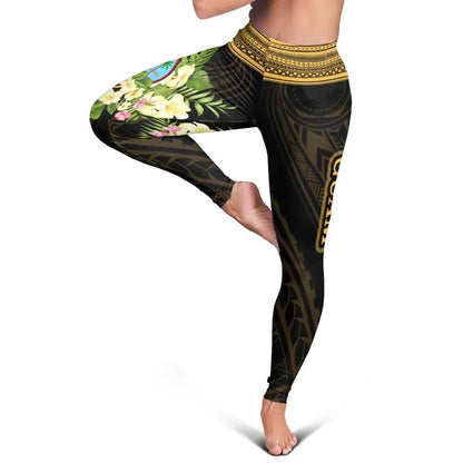 Guam Legging - Polynesian Gold Patterns Collection