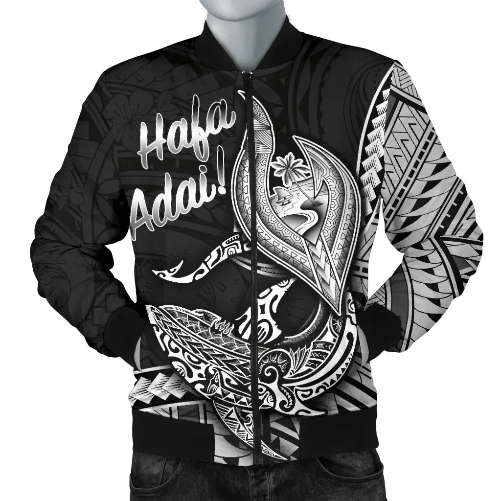 Guam Bomber Jacket - Hafa Adai Polynesian Patterns