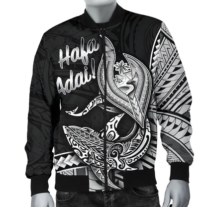 Guam Bomber Jacket - Hafa Adai Polynesian Patterns