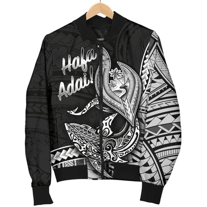 Guam Bomber Jacket - Hafa Adai Polynesian Patterns