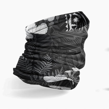 Guam Neck Gaiter - Hibiscus Guam Crest Gold