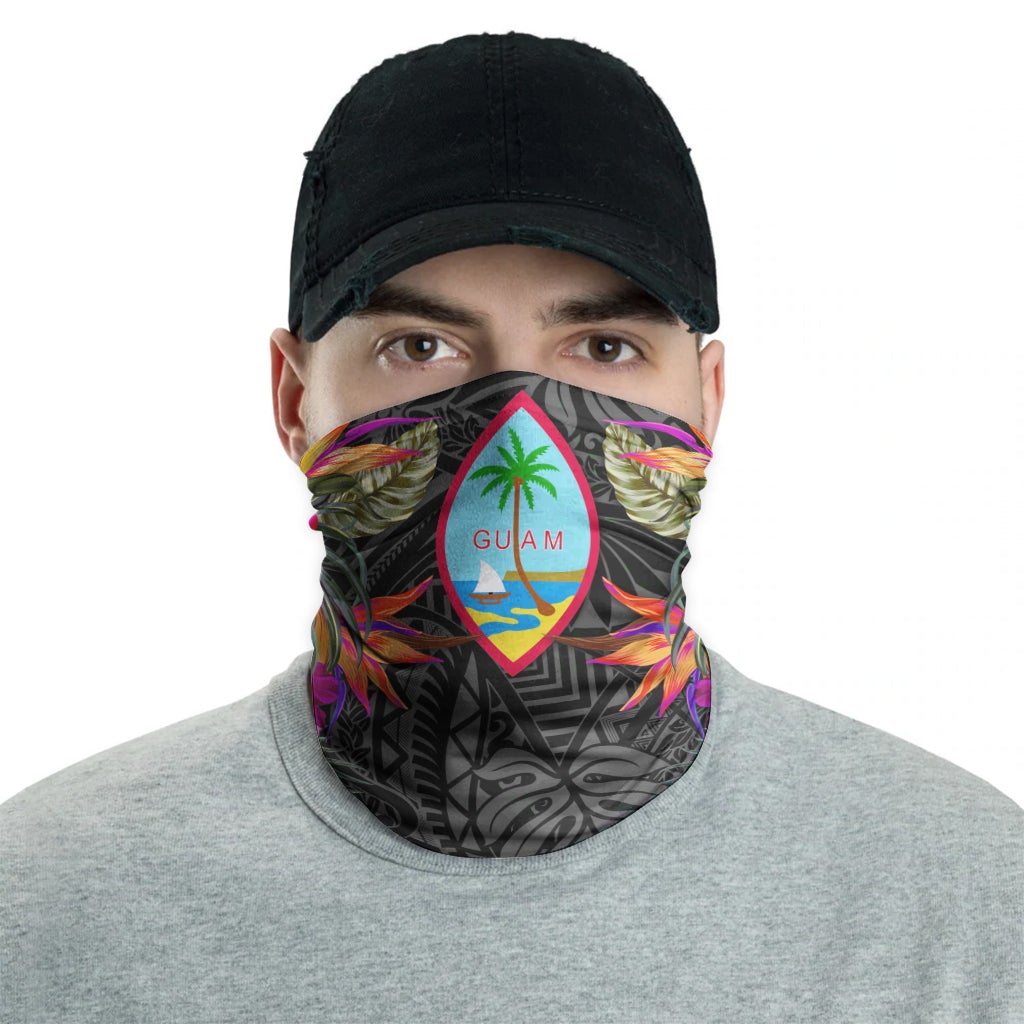 Guam Neck Gaiter - Hibiscus Polynesian Pattern